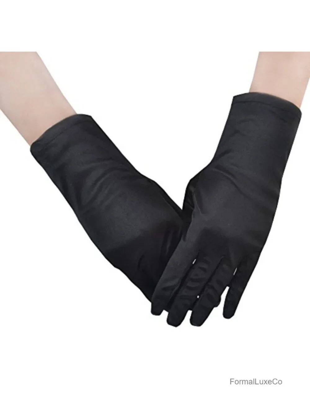 1920s Short Satin Gloves Women Gatsby Flapper Party Wedding Bridal